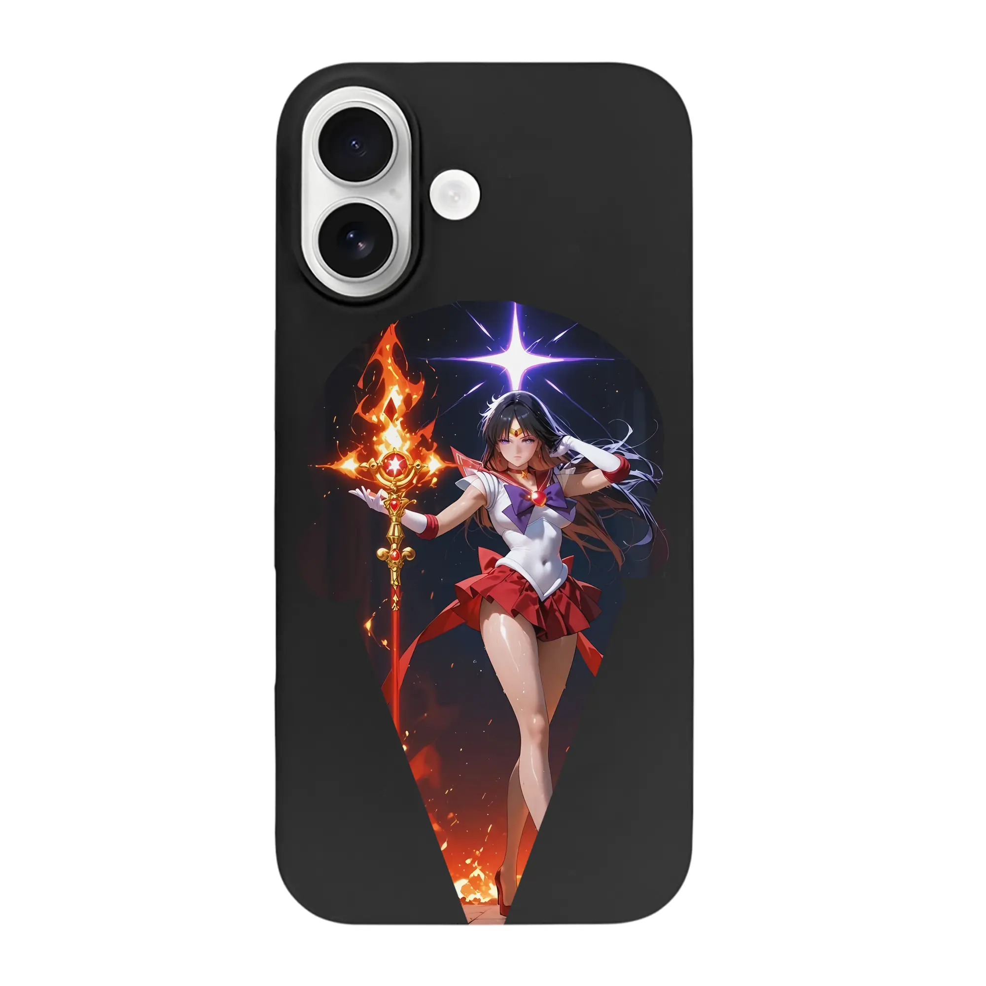 美少女戦士セーラームーン グッズ 火野 レイ - iPhone 17 シリーズ シリコンケース 薄型 耐衝撃 指紋防止 ソフトタッチカバー 精密フィット 傷防止 保護ケース iPhone 17/17 Air/17 Pro/17 Pro Max 対応